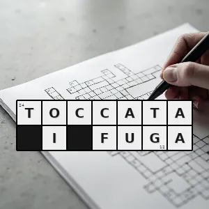 Rozwiązanie krzyżówki: utwór bacha skomponowany na organy - toccata i fuga | hasła, synonimy i podpowiedzi Hasło krzyżówkowe utwór bacha skomponowany na organy - toccata i fuga – rozwiązanie, synonimy, podpowiedzi i definicje krzyżówkowe